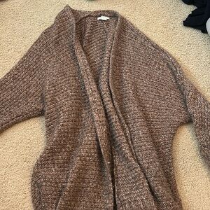 American eagle brown long cardigan